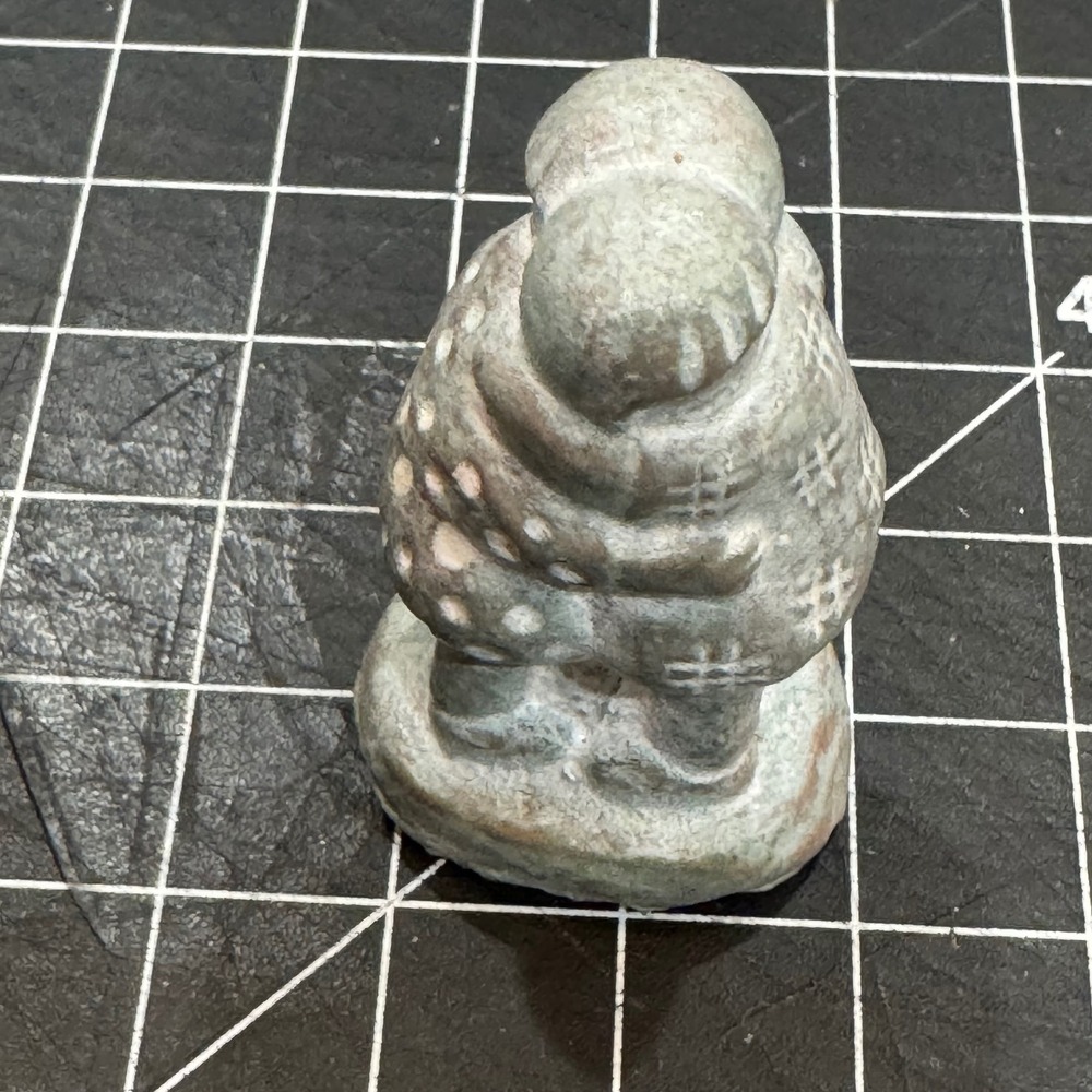 Vintage Isabel Bloom The Hug Sculpture 1992 Signed Concrete Mini  Figurine Green